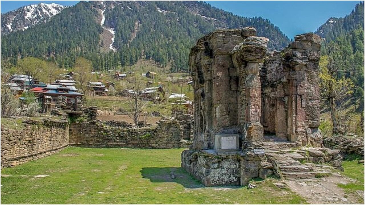<div class="paragraphs"><p>The ancient temple of Sharda in Pakistan-occupied-Kashmir. </p></div>