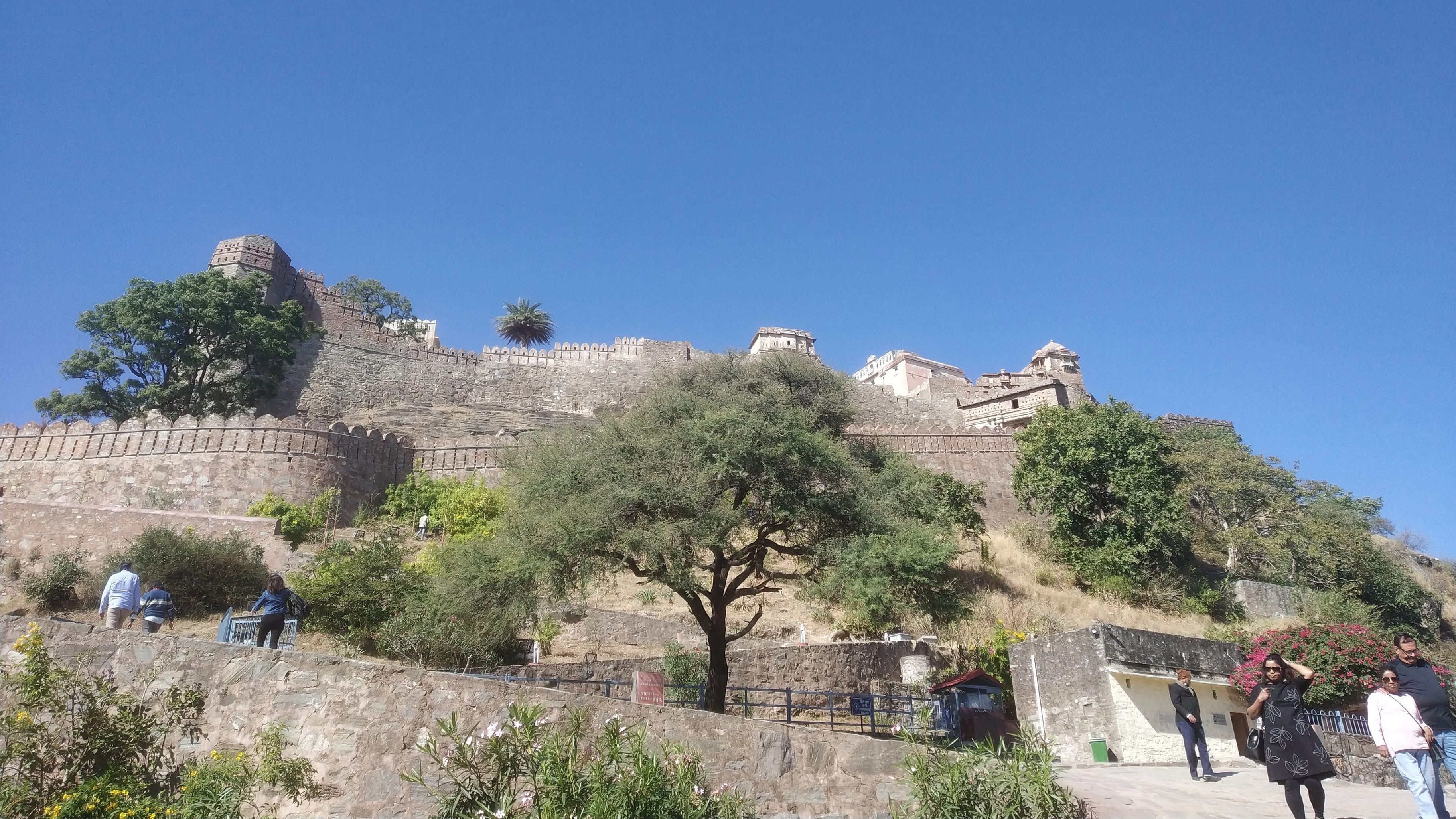 <div class="paragraphs"><p>Situated 84 km&nbsp;away from Udaipur, the fort and its encircling wall were constructed over 15 years, from 1443 to 1458.&nbsp;</p></div>