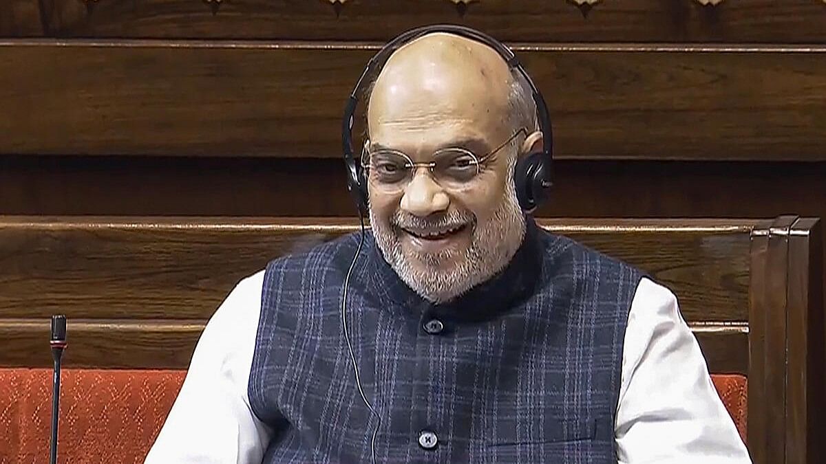 <div class="paragraphs"><p>Union Home Minister Amit Shah in the Rajya Sabha during the Winter session of Parliament, in New Delhi, Monday, Dec. 11, 2023.</p></div>