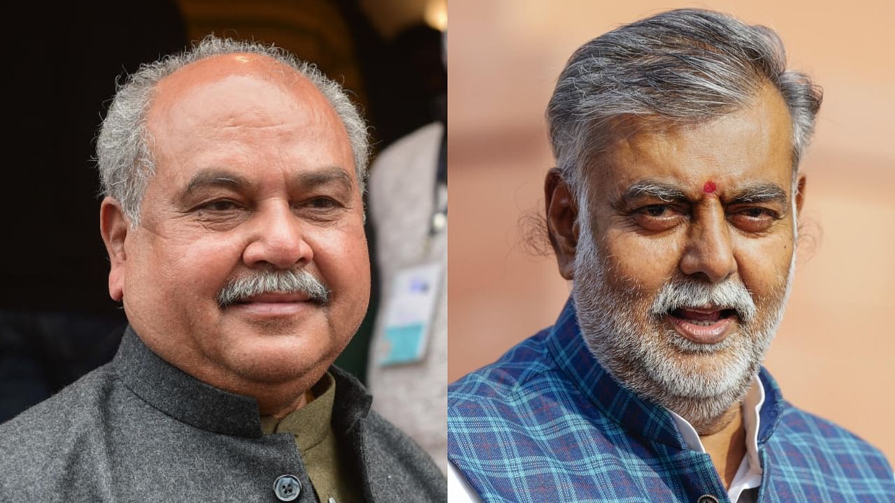 <div class="paragraphs"><p>Union ministers Narendra Singh Tomar and Prahlad Singh Patel who resigned from Lok Sabha</p></div>