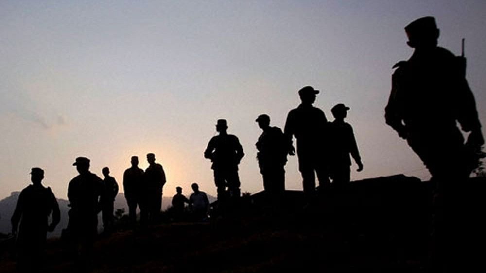 <div class="paragraphs"><p>Representative image showing armed guards at the Indo-Nepal border</p></div>