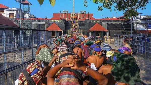 <div class="paragraphs"><p>Image showing devotees at the 'Mandala Puja', at Sabarimala Temple in Pathanamthitta district.</p></div>