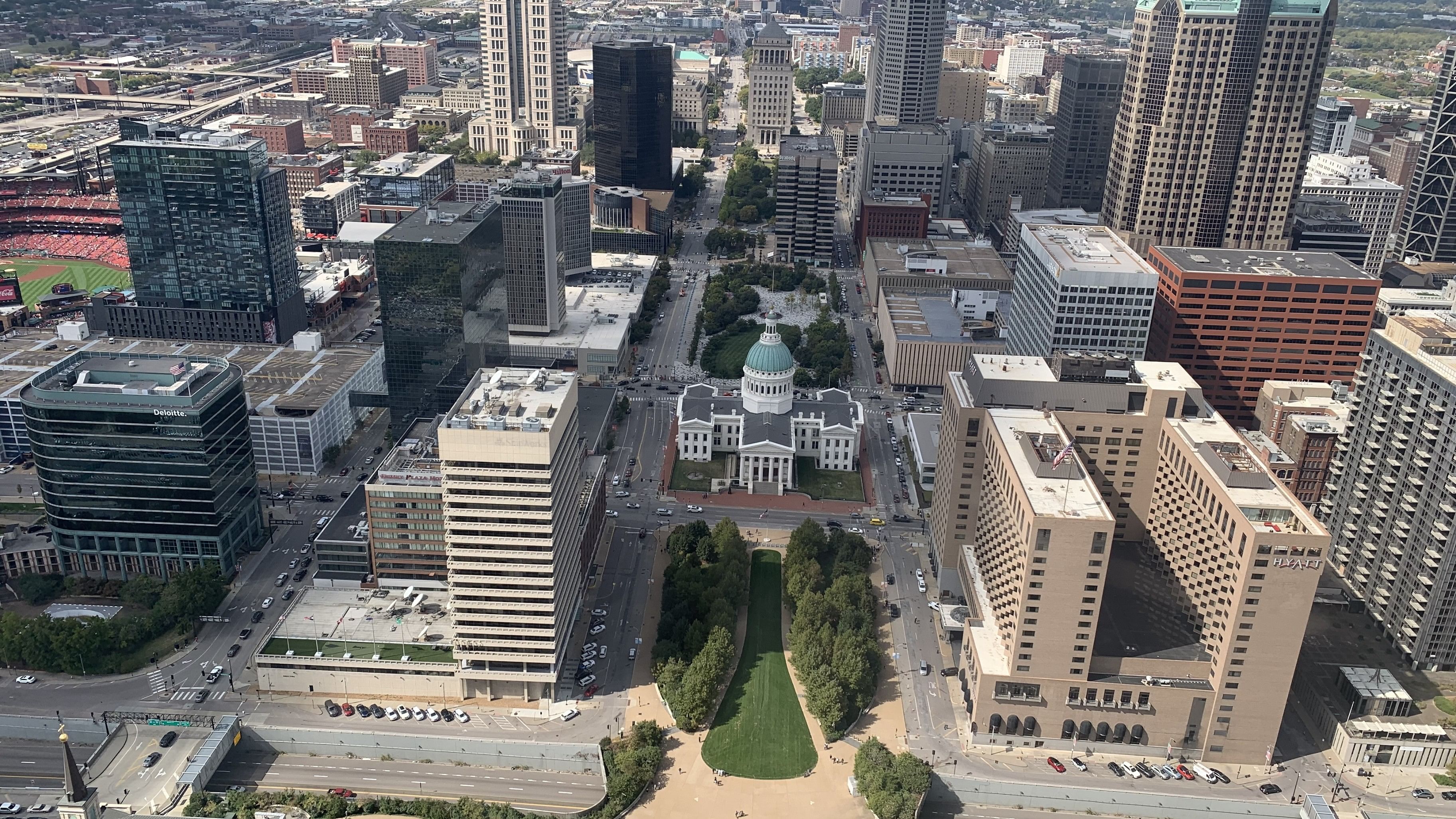 <div class="paragraphs"><p>The St Louis skyline from the summit of the Gateway Arch. </p></div>