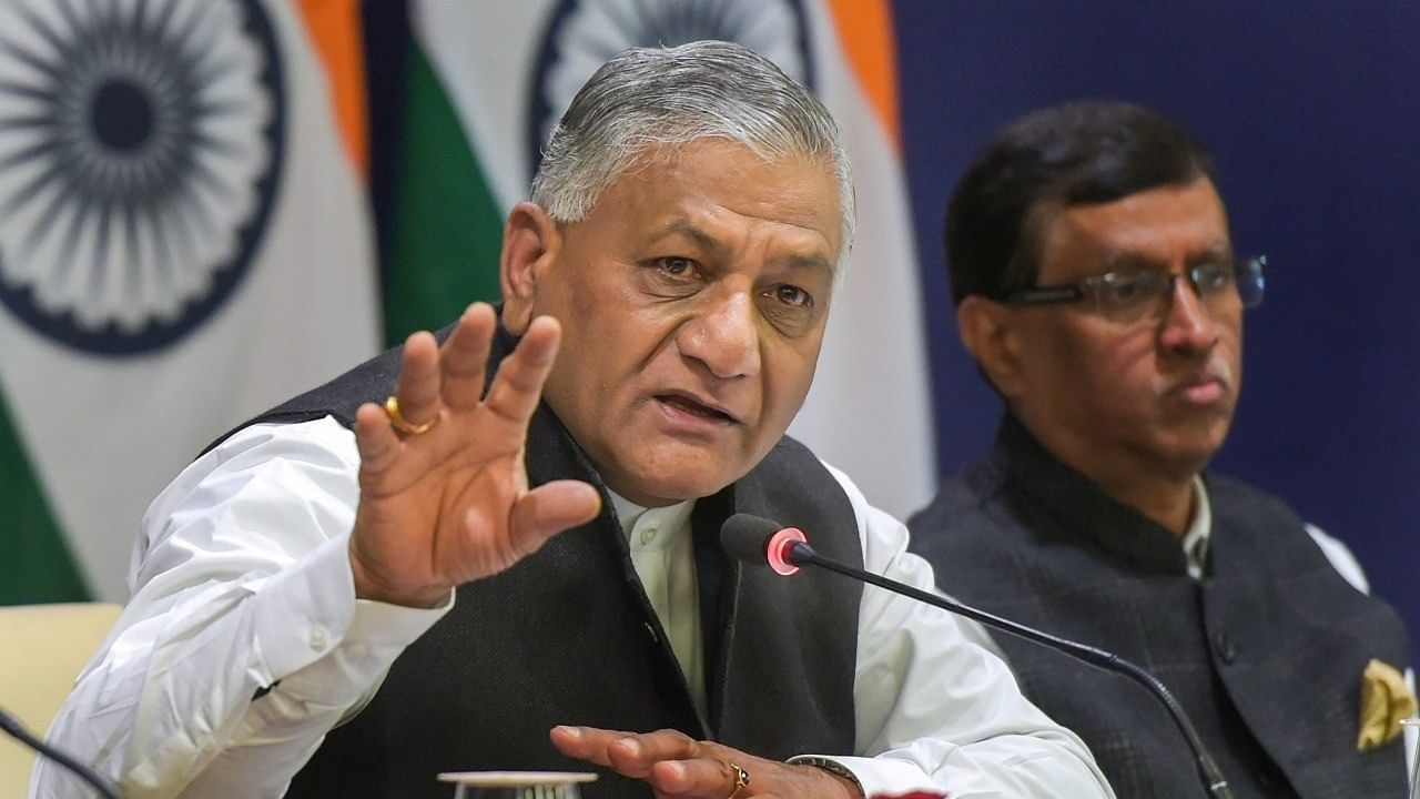 <div class="paragraphs"><p>Minister of State for Civil Aviation V K Singh.</p></div>