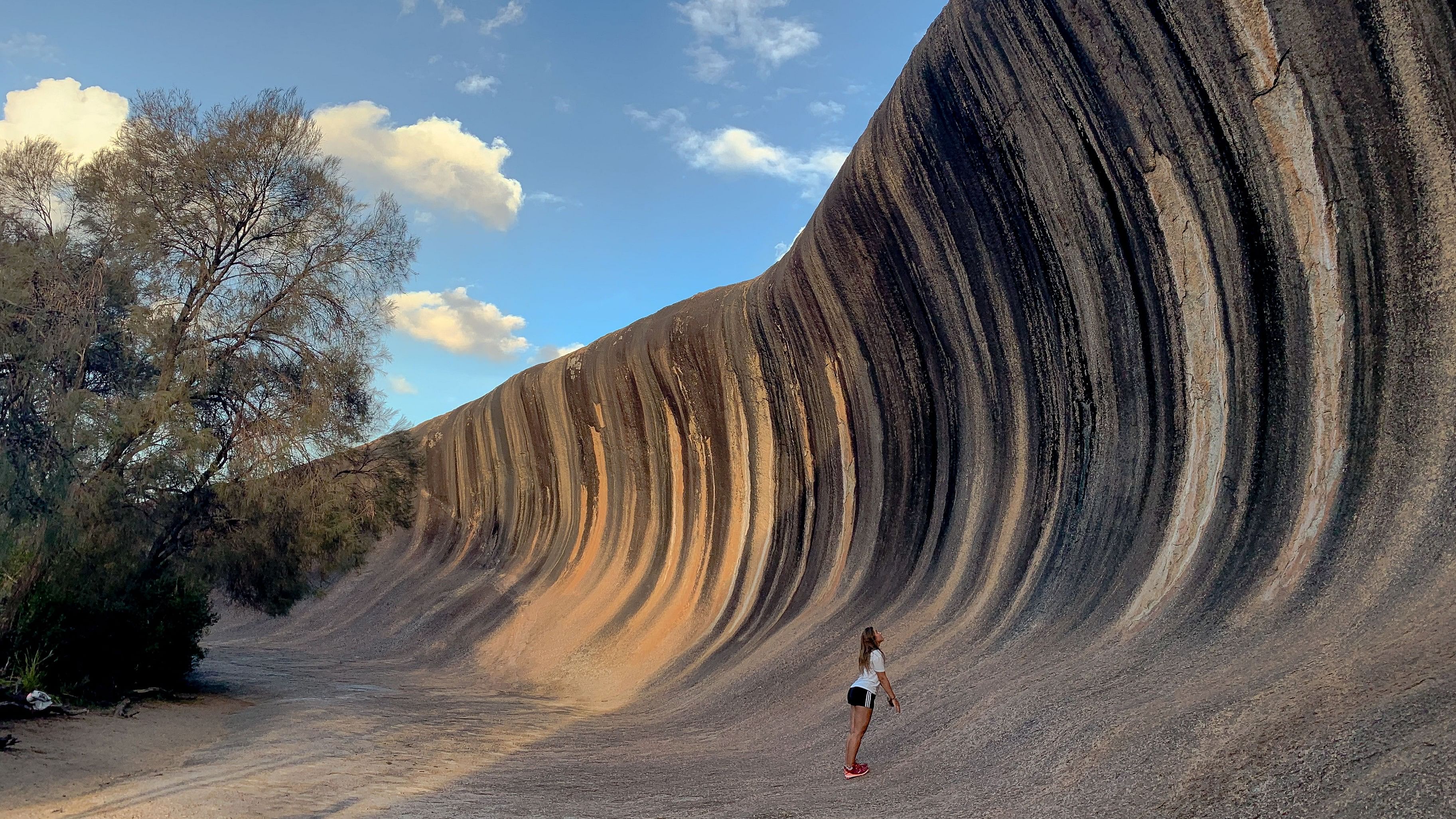 Wave Rock is an ancient geological formation that resembles a breaking wave. PHOTO BY AUTHOR