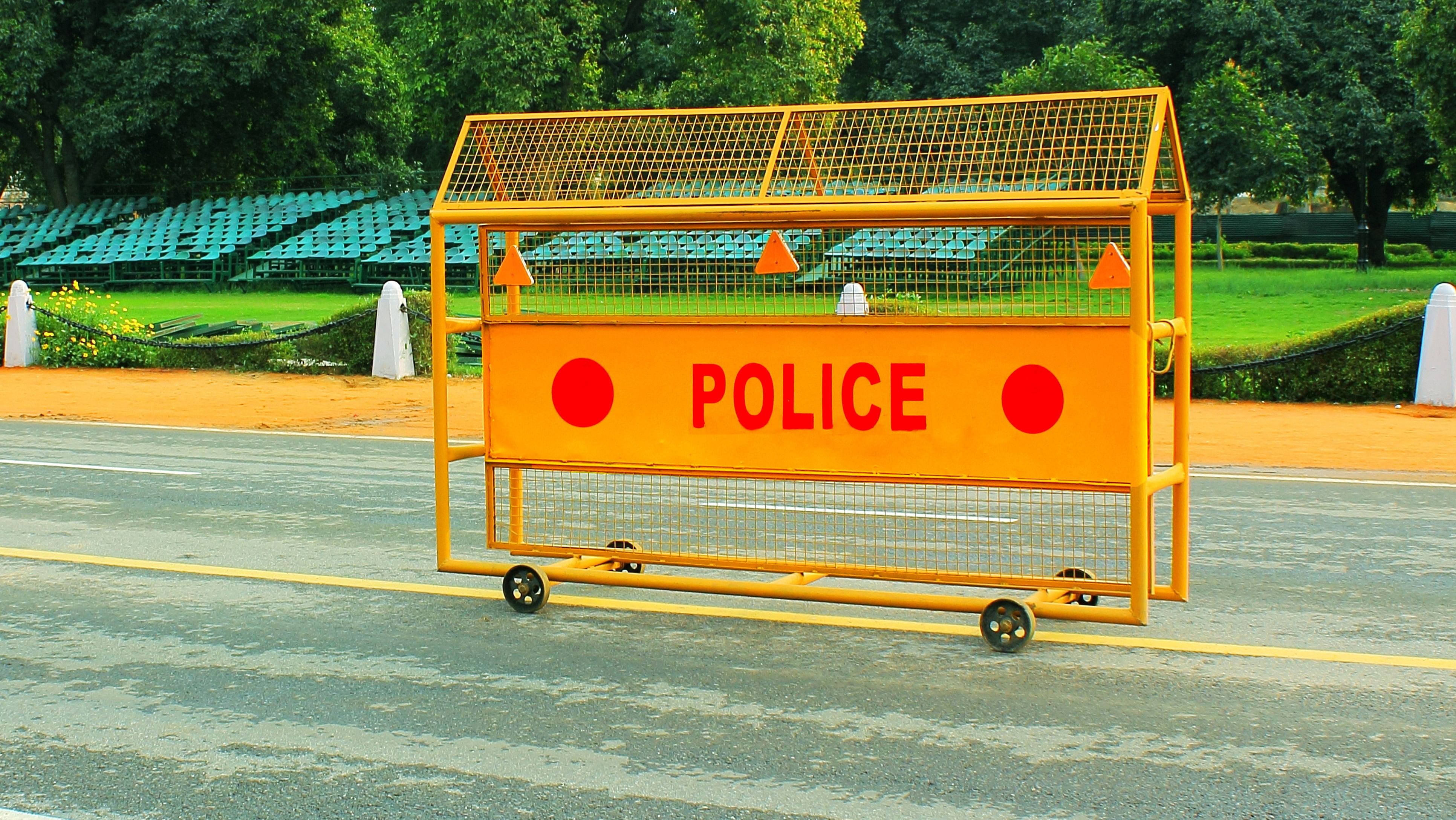 <div class="paragraphs"><p>Representative image of police barricade due to Section 144 imposition.&nbsp;</p></div>