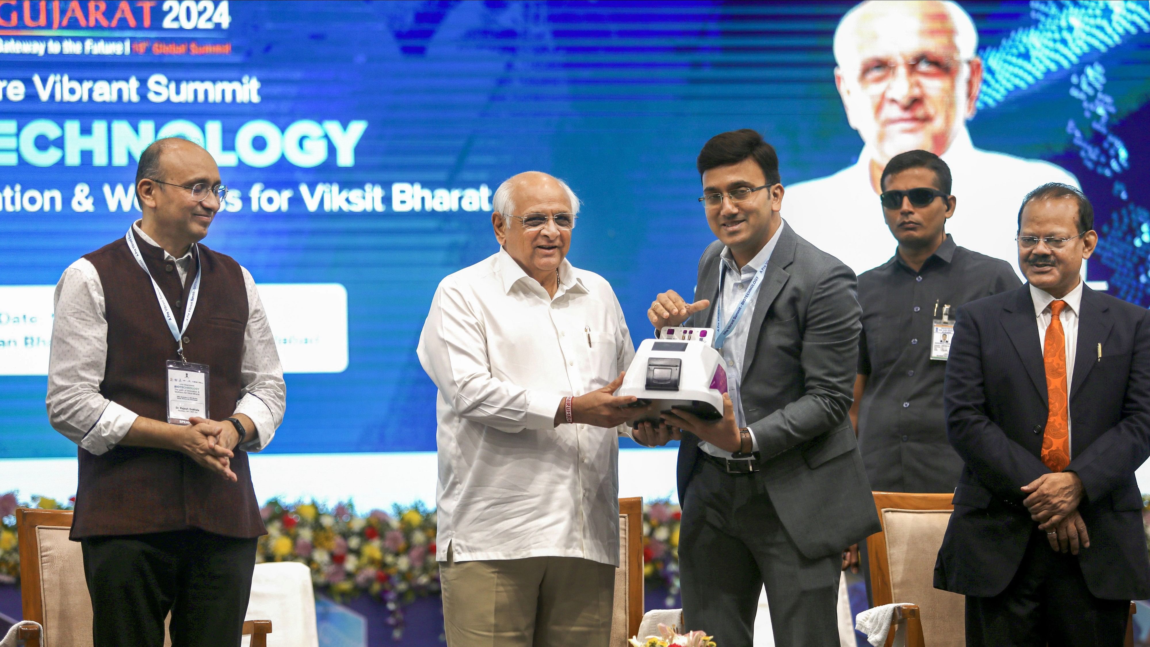 <div class="paragraphs"><p>Gujarat Chief Minister Bhupendra Patel during a pre-Vibrant Gujarat Global Summit 2024 event, in Gandhinagar, Monday, Dec. 11, 2023.</p></div>