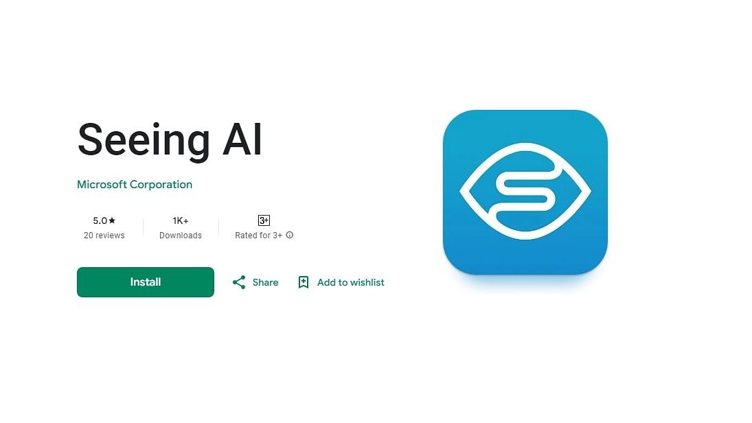 <div class="paragraphs"><p>Microsoft Seeing AI app on Google Play Store.</p></div>