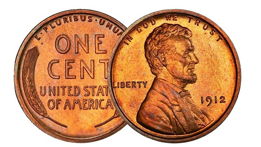 1912 Wheat Penny Coin Value Lookup