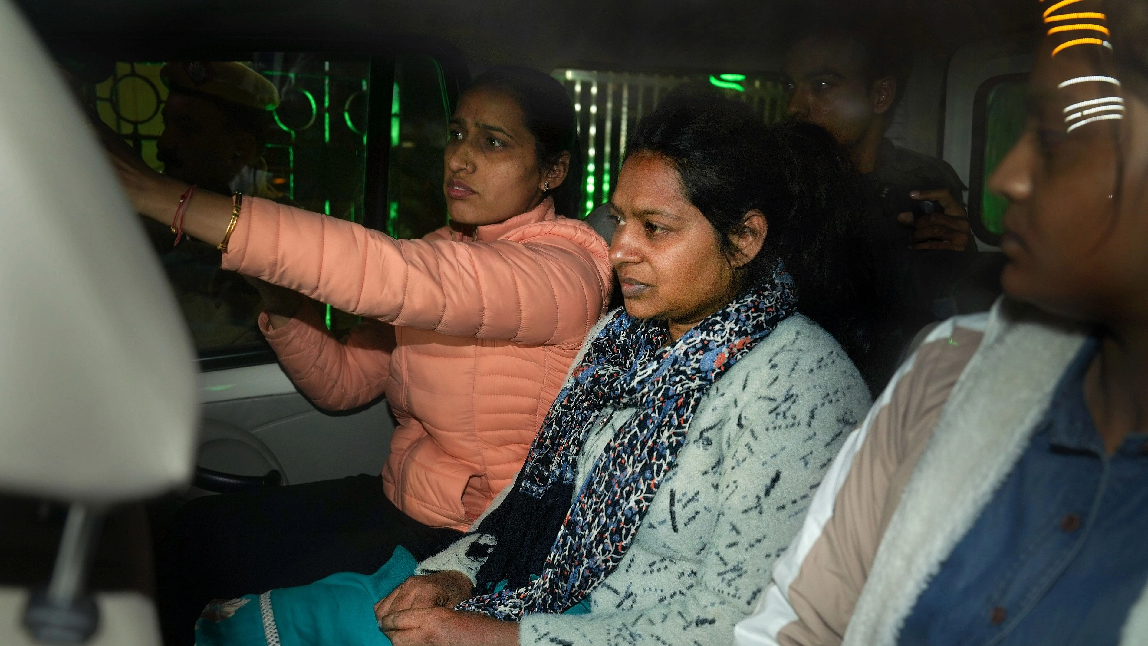 <div class="paragraphs"><p>Neelam Devi (C), one of the two persons arrested for protesting outside the Parliament during the Winter session.</p></div>