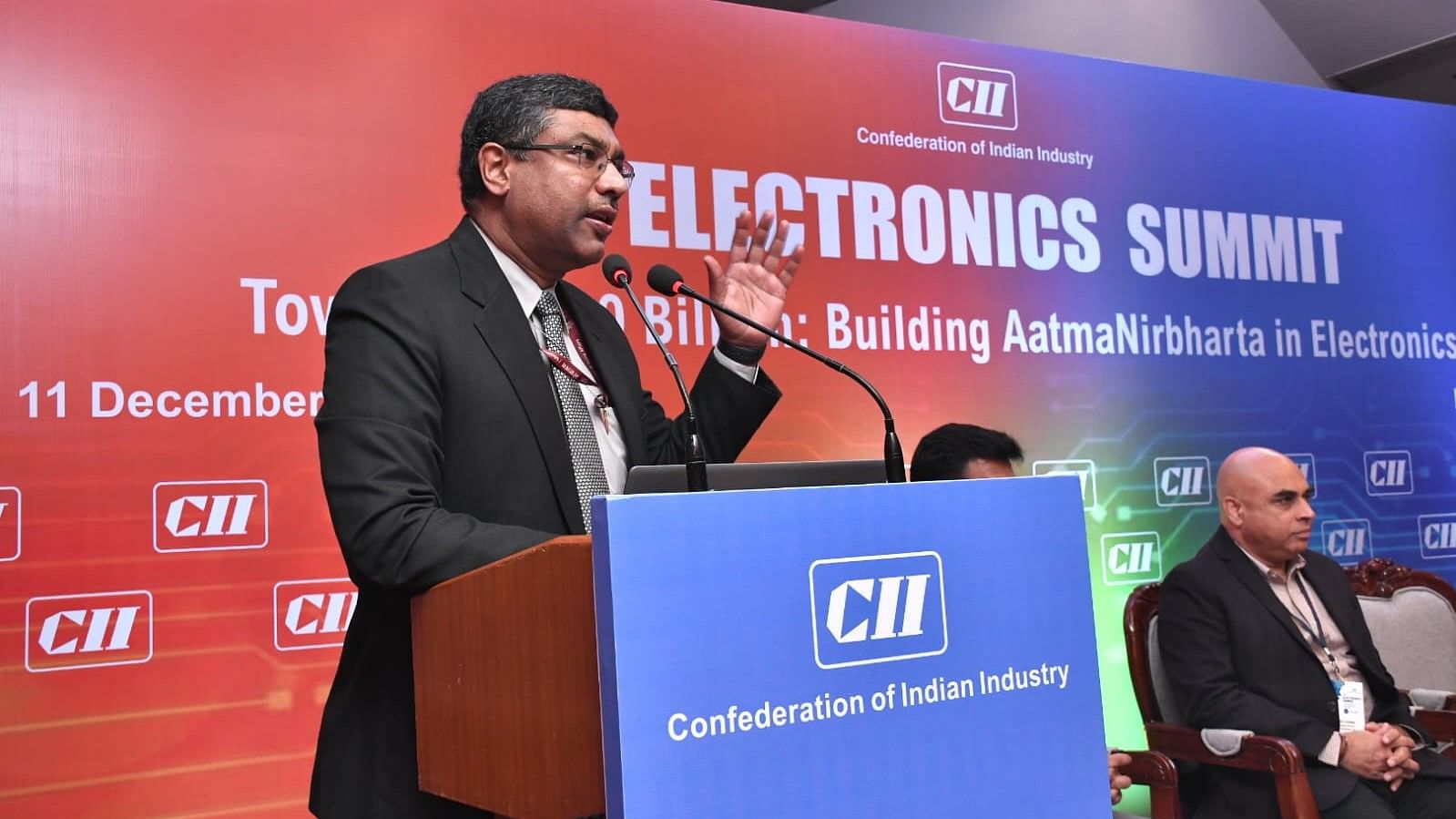 <div class="paragraphs"><p>S Krishnan at the CII&nbsp;Electronic Summit.</p></div>