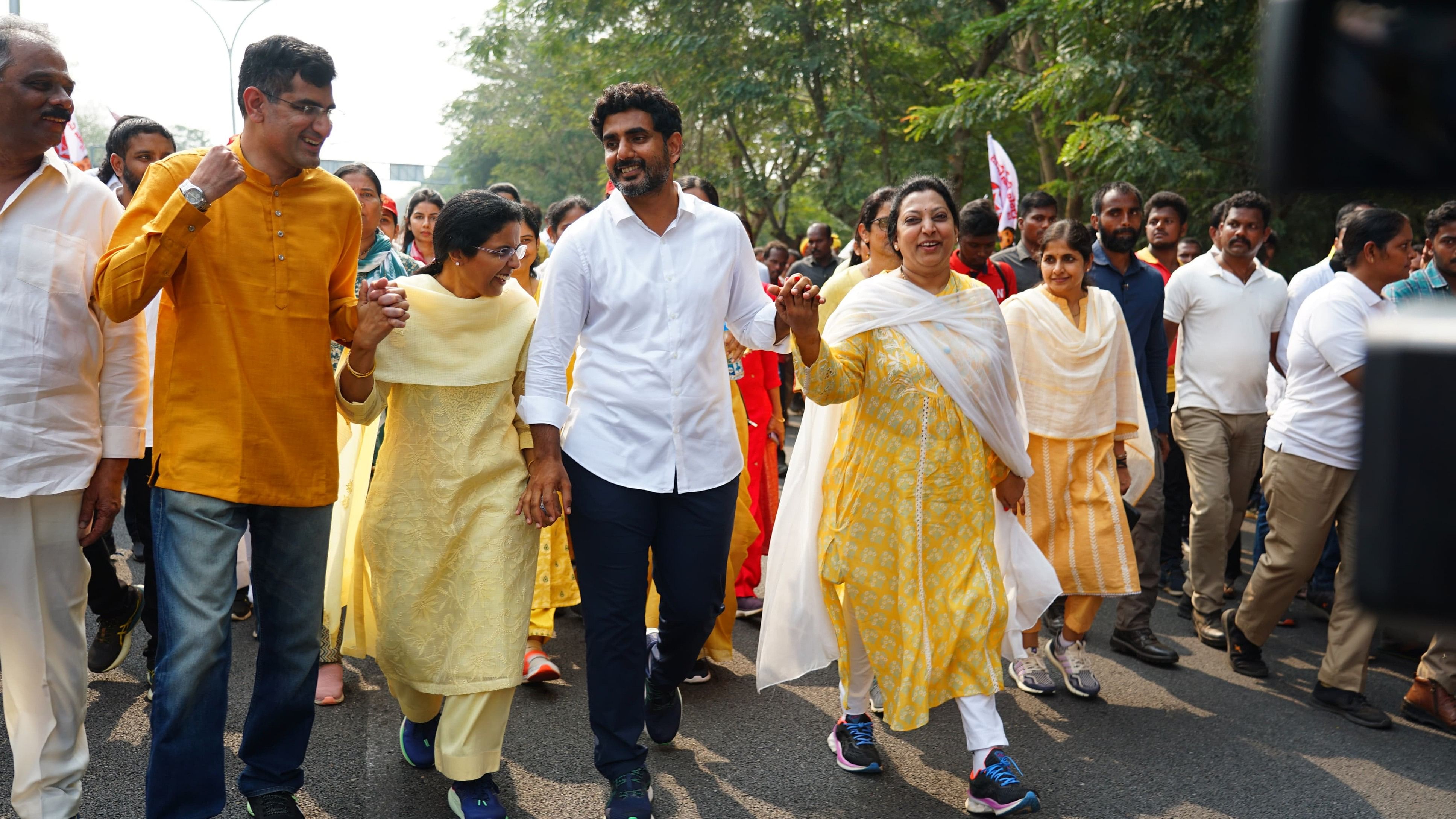 TDP Scion Nara Lokesh Concludes Historic Yuvagalam Padayatra