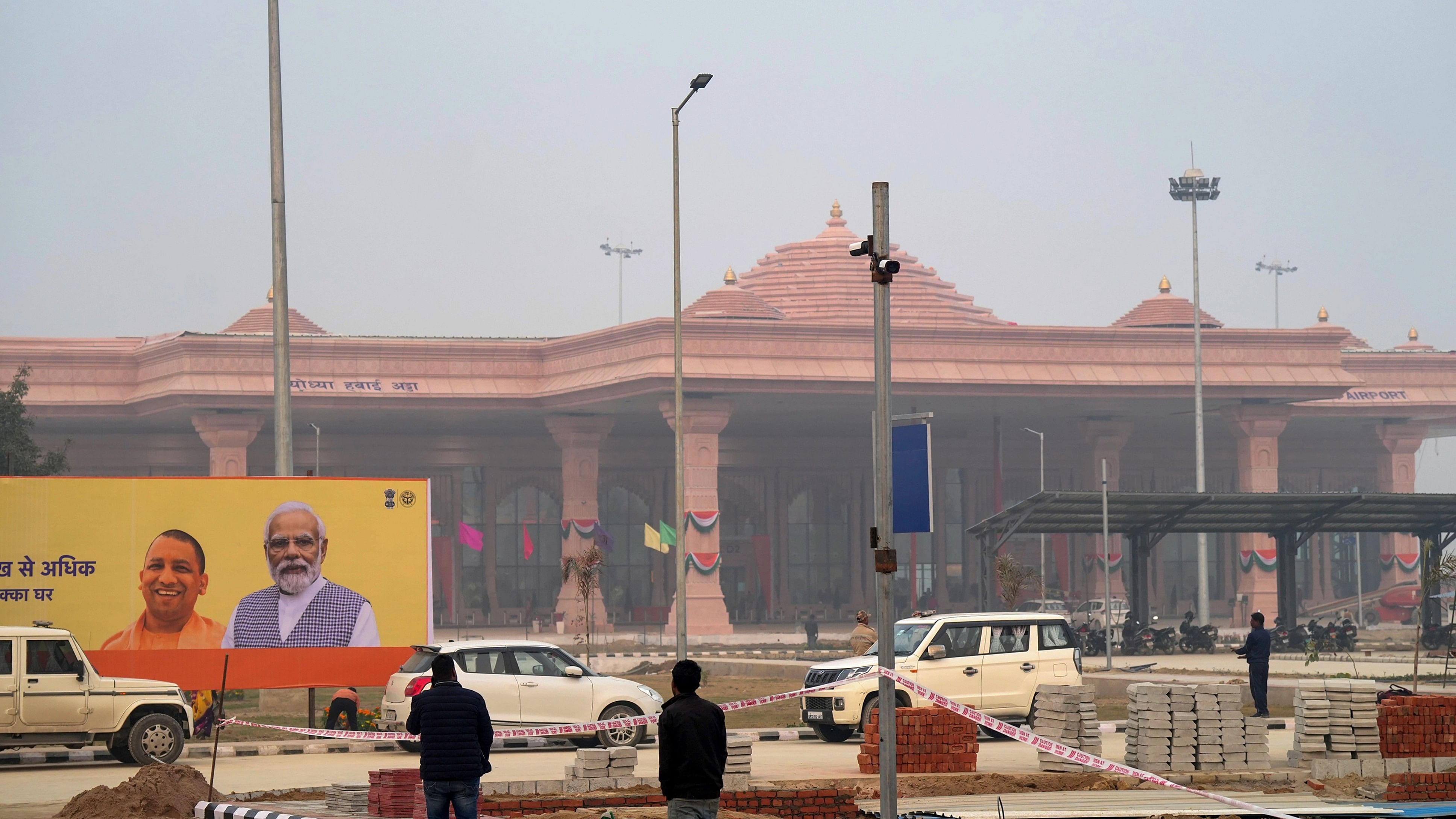 <div class="paragraphs"><p>A view of Shri Ram International Airport ahead of its inauguration by Prime Minister Narendra Modi on December 30.</p></div>