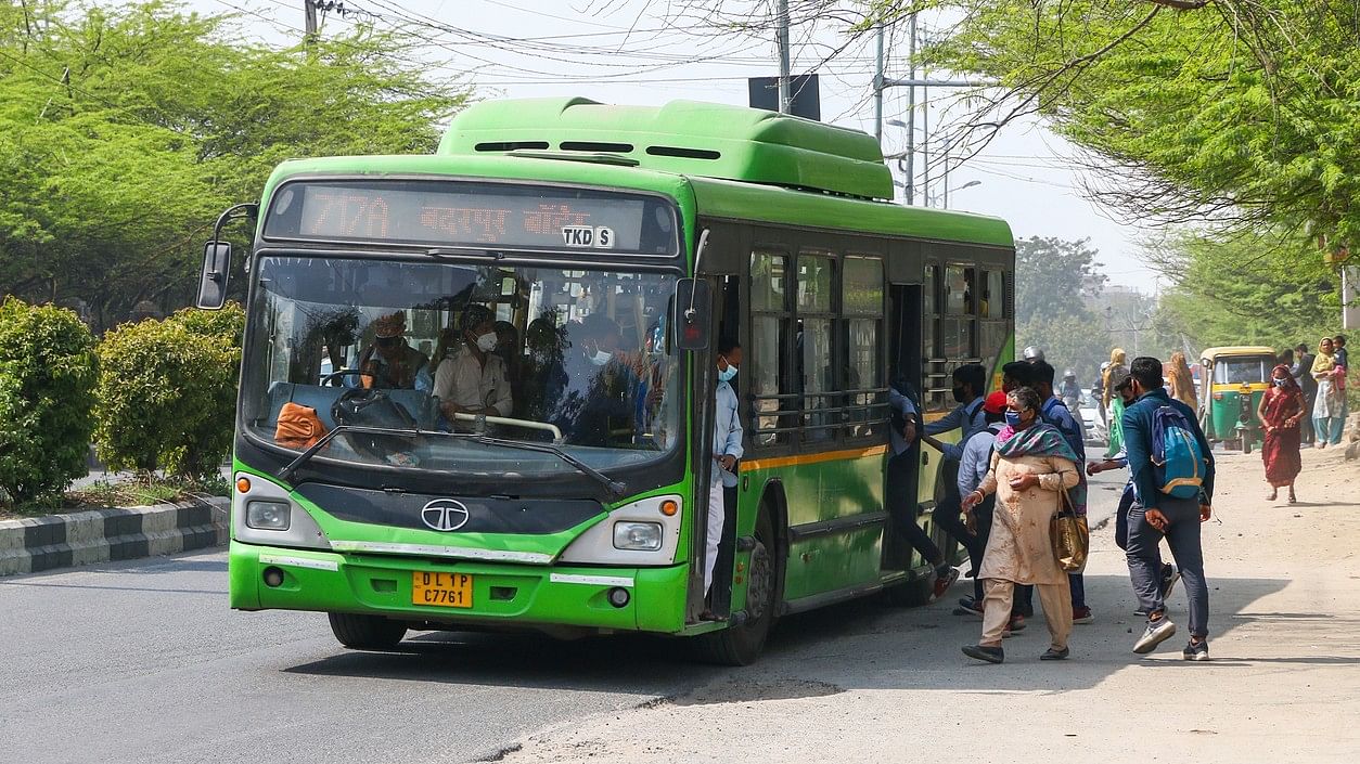 <div class="paragraphs"><p>Representative image of a bus in Delhi.</p></div>