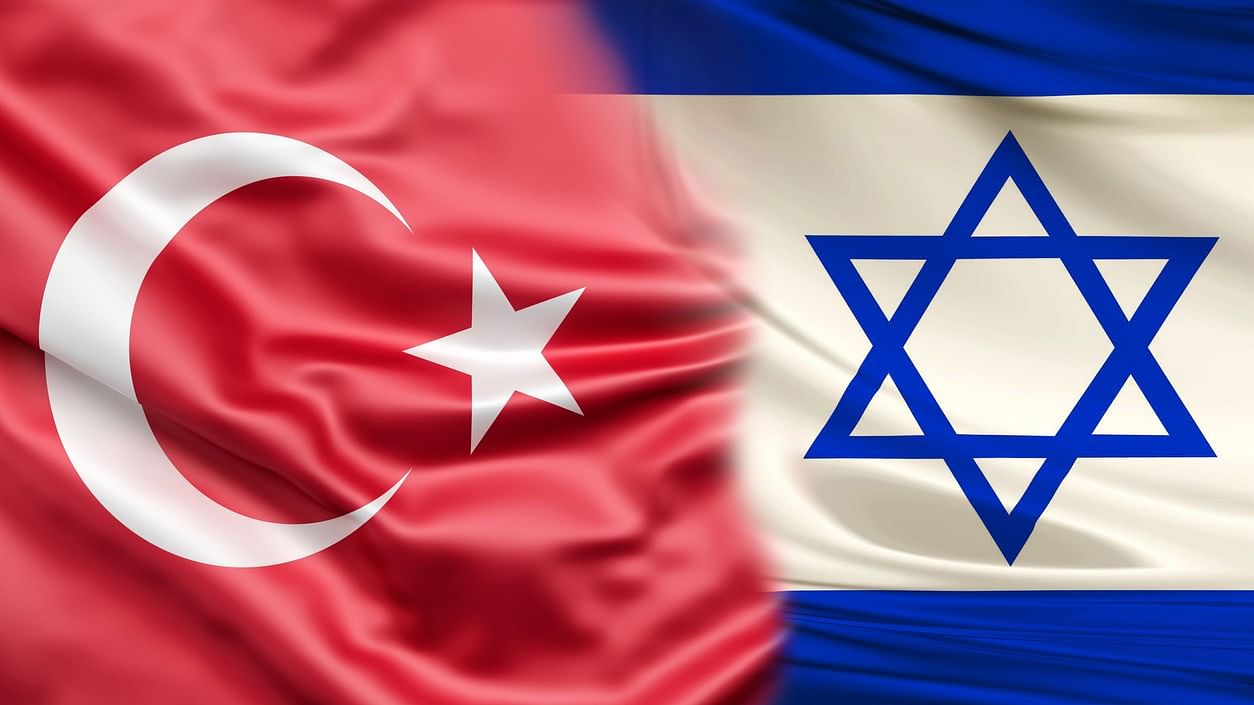 <div class="paragraphs"><p>Turkey and Israel's national flags.</p></div>