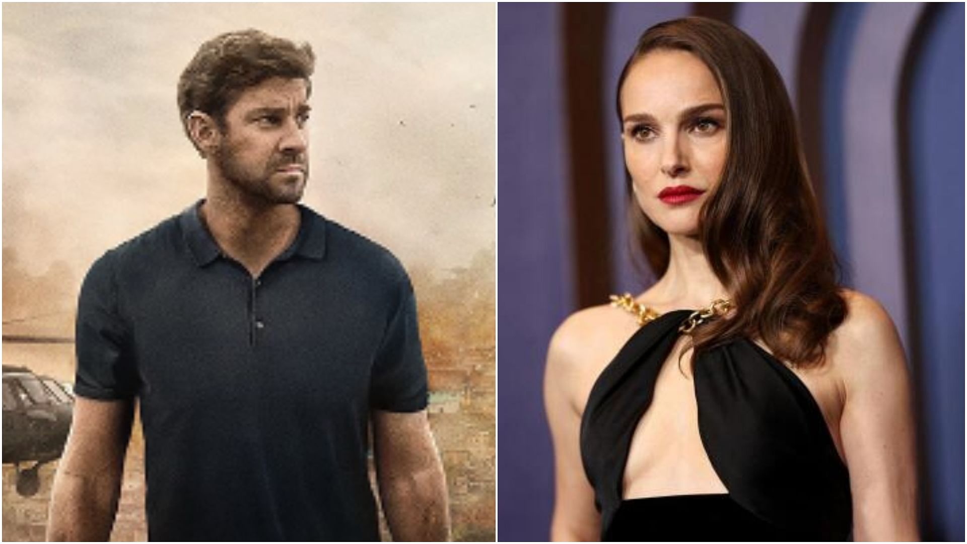 <div class="paragraphs"><p>John Krasinski and Natalie Portman.</p></div>