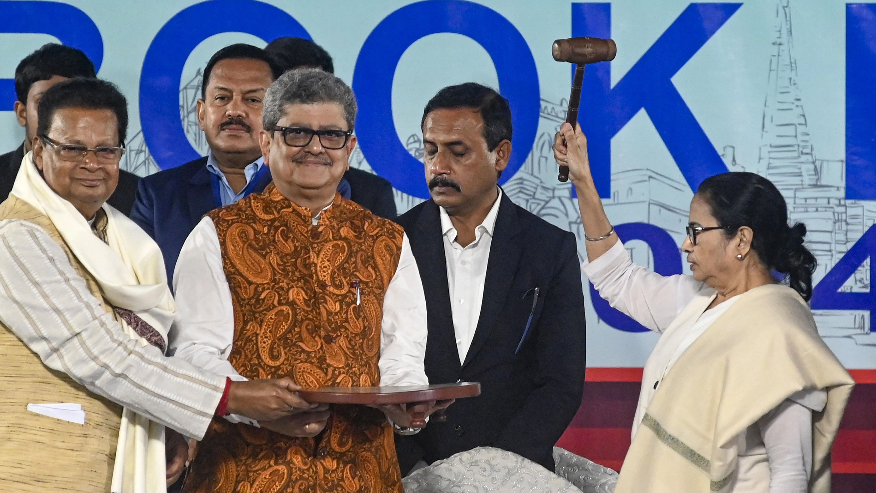 <div class="paragraphs"><p> West Bengal Chief Minister Mamata Banerjee during the inauguration of the 47th International Kolkata Book Fair-2024, in Kolkata.</p></div>