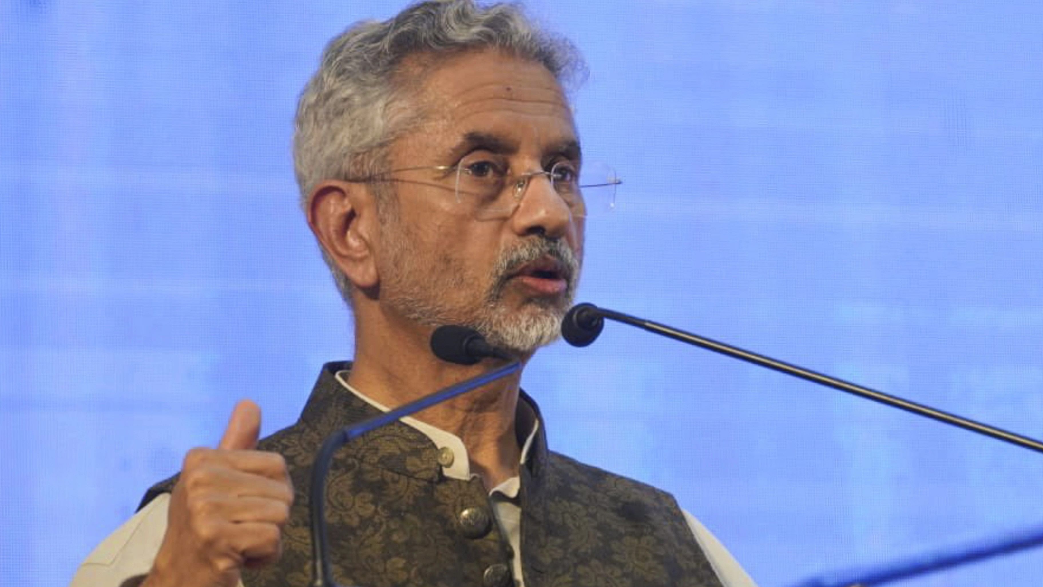 <div class="paragraphs"><p> External Affairs Minister S Jaishankar.</p></div>