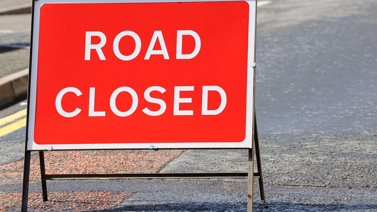 <div class="paragraphs"><p>Representative image of a road closed signage.&nbsp;</p></div>