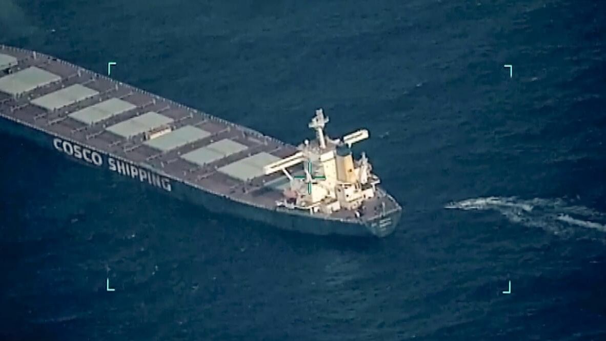 <div class="paragraphs"><p>North Arabian Sea: Crew members being rescued by the Indian Navy, after a hijacking attempt of Liberian-flagged vessel MV Lila Norfolk by the pirates in the Arabian Sea.</p></div>