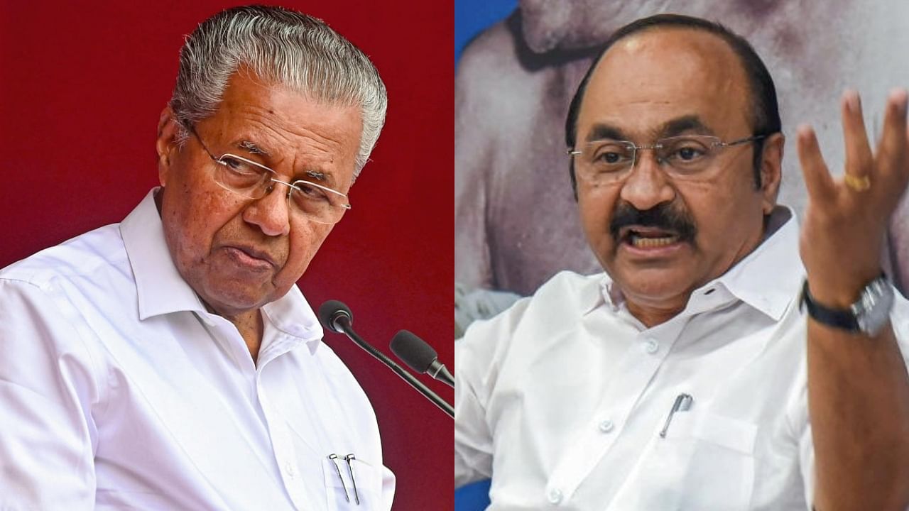 <div class="paragraphs"><p>Kerala Chief Minister Pinarayi Vijayan(L) and&nbsp;V D Satheesan.</p></div>