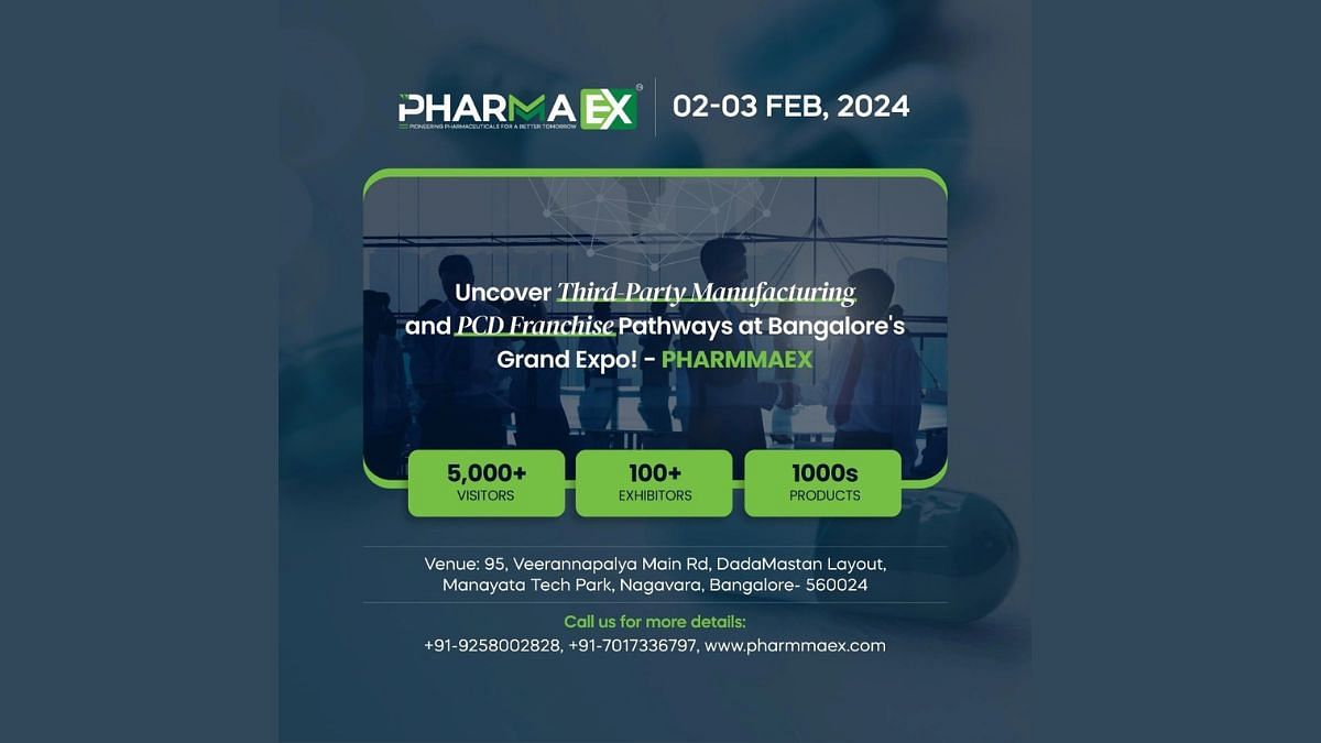 PharmmaEx Expo 2024 Bangalore Set to Host Largest Pharma Expo from Feb 2