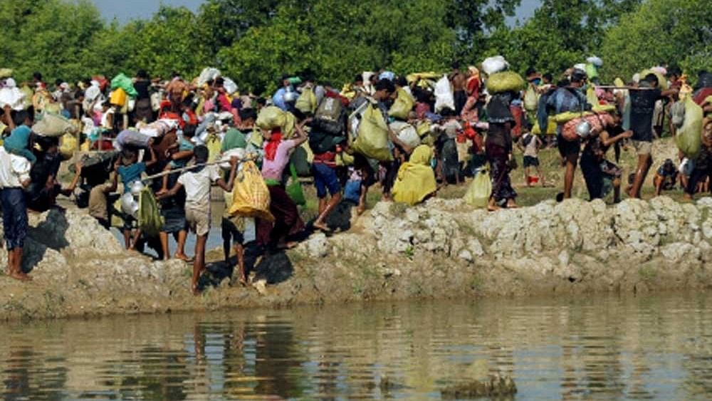 <div class="paragraphs"><p>The Rohingyas continue to flee Myanmar for Bangladesh and other safe havens. </p></div>