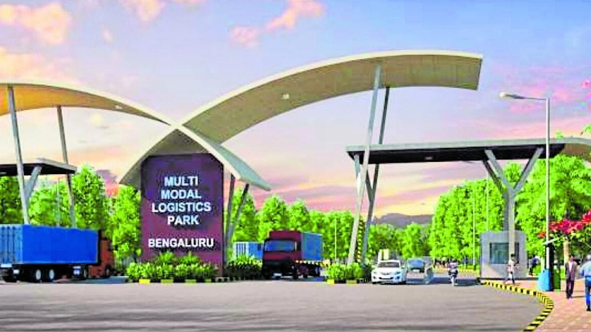 <div class="paragraphs"><p>An artist's impression of the Multimodal Logistics Park near Nelamangala. </p></div>