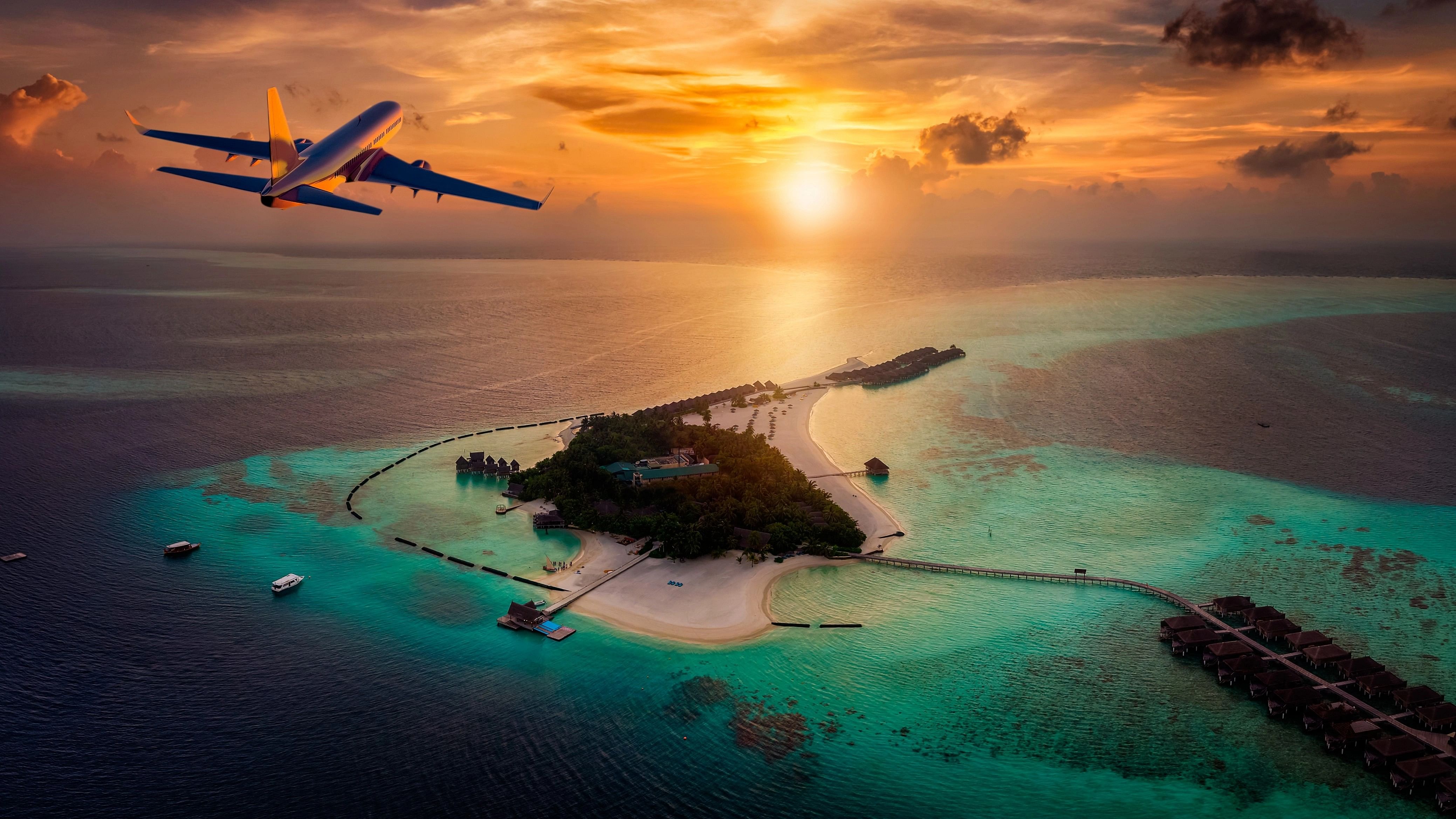 <div class="paragraphs"><p>Representative image showing an airplane approach an island in the Maldives.</p></div>
