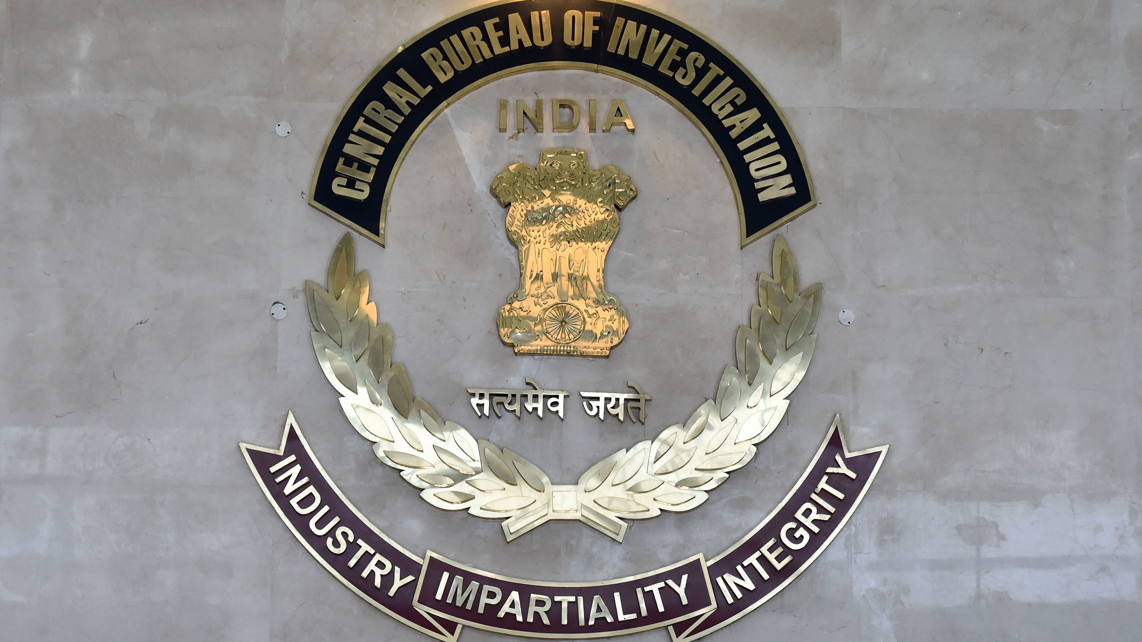 <div class="paragraphs"><p>Central Bureau of Investigation (CBI) logo at CBI HQ, in New Delhi.</p></div>