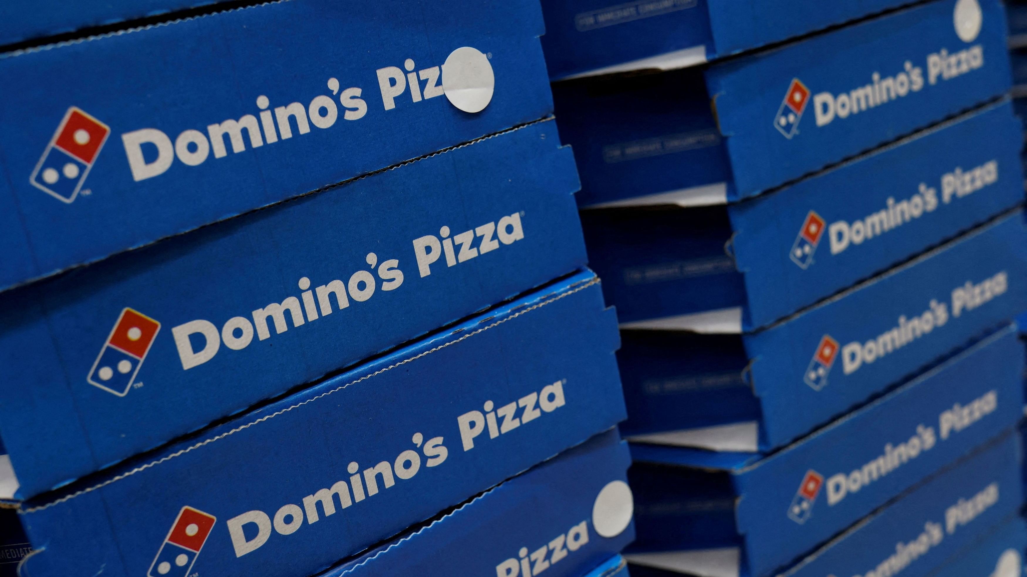 <div class="paragraphs"><p>Domino's pizza boxes.</p></div>