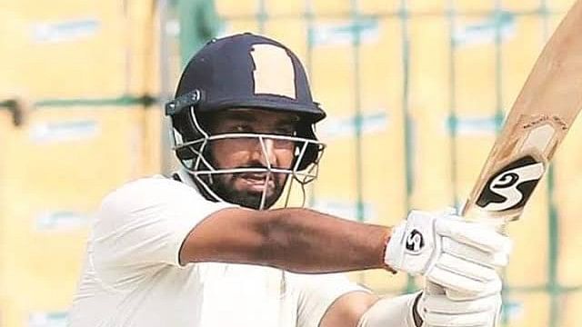 <div class="paragraphs"><p>Saurashtra's Cheteshwar Pujara.</p></div>