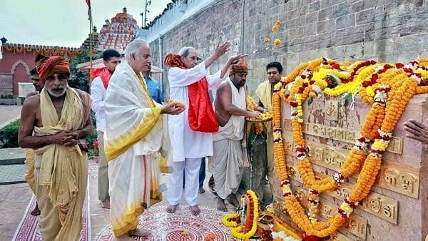 <div class="paragraphs"><p>Odisha CM Naveen Patnaik during the inauguration ceremony of a 800-crore heritage corridor project.</p></div>