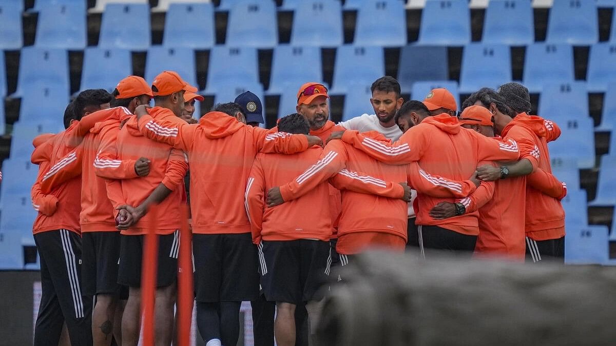 <div class="paragraphs"><p>Indian team during a warm-up session.</p></div>