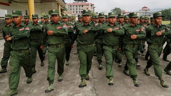 <div class="paragraphs"><p>Representative image of&nbsp;Myanmarese soldiers.</p></div>