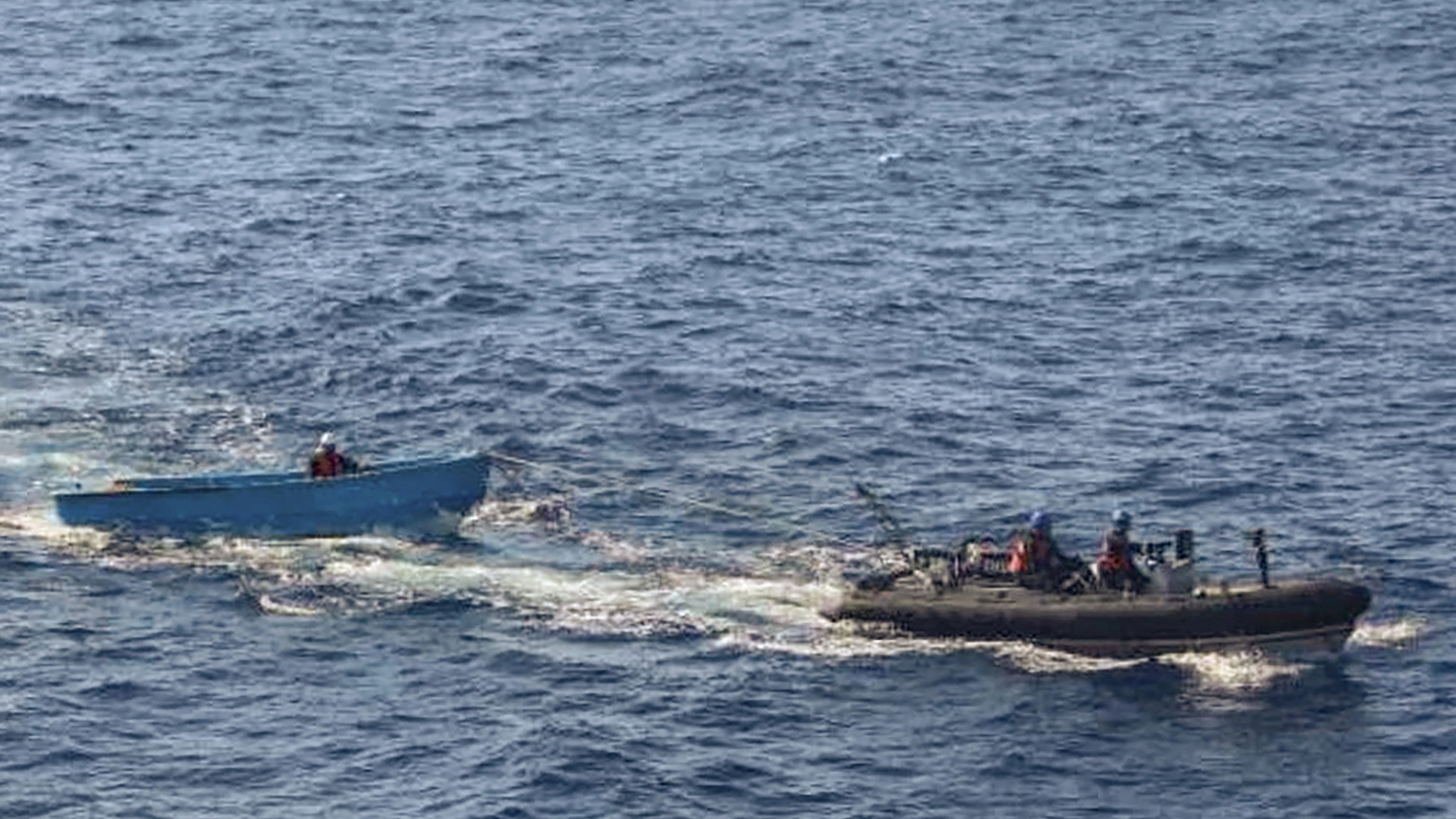<div class="paragraphs"><p>A glimpse during Indian Navy Ship INS Sumitra's anti-piracy operation along the east coast of Somalia and Gulf of Aden. </p></div>