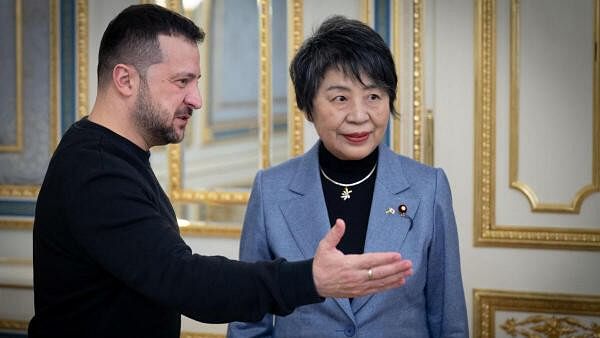 <div class="paragraphs"><p>Ukraine's President Volodymyr Zelenskiy had interacted with Japan's Foreign Minister Yoko Kamikawa on January 7, 2024 before the US-Japan meeting on Jan 23.</p></div>