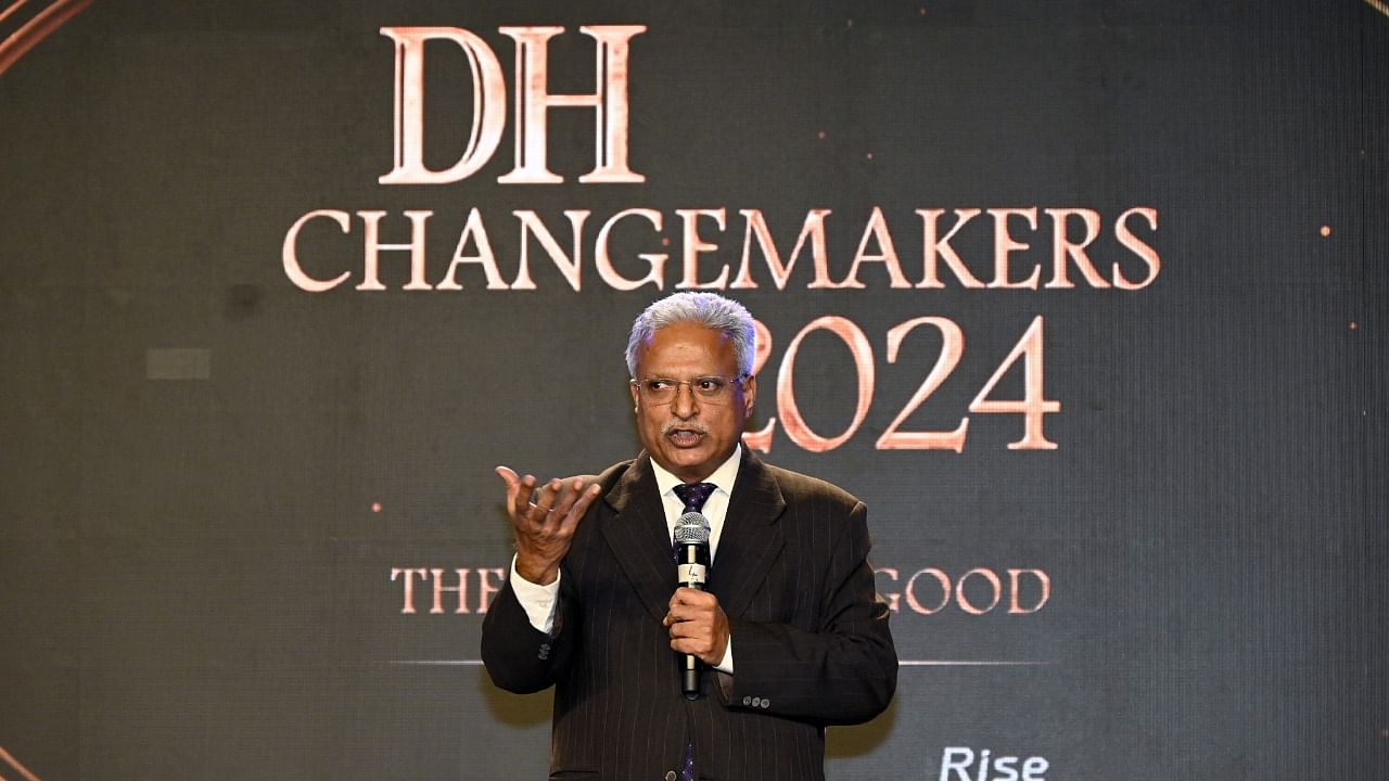 <div class="paragraphs"><p>Lokayukta Justice B S Patil speaks at the DH Changemakers 2024 event in Bengaluru on Friday.</p></div>