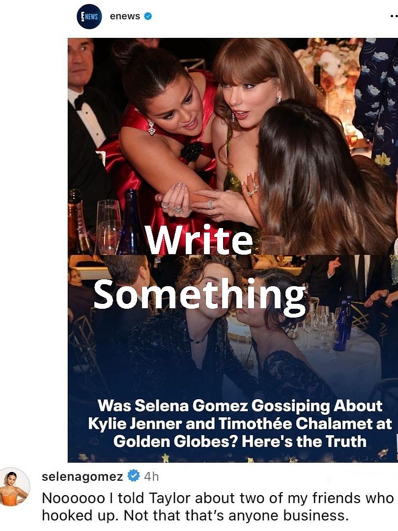 Selena Gomez opens up about her viral Golden Globes moment with Taylor