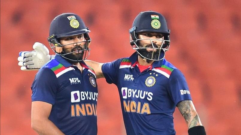 <div class="paragraphs"><p>Rohit Sharma (left) and Virat Kolhli are back in the T20 reckoning.&nbsp;</p></div>