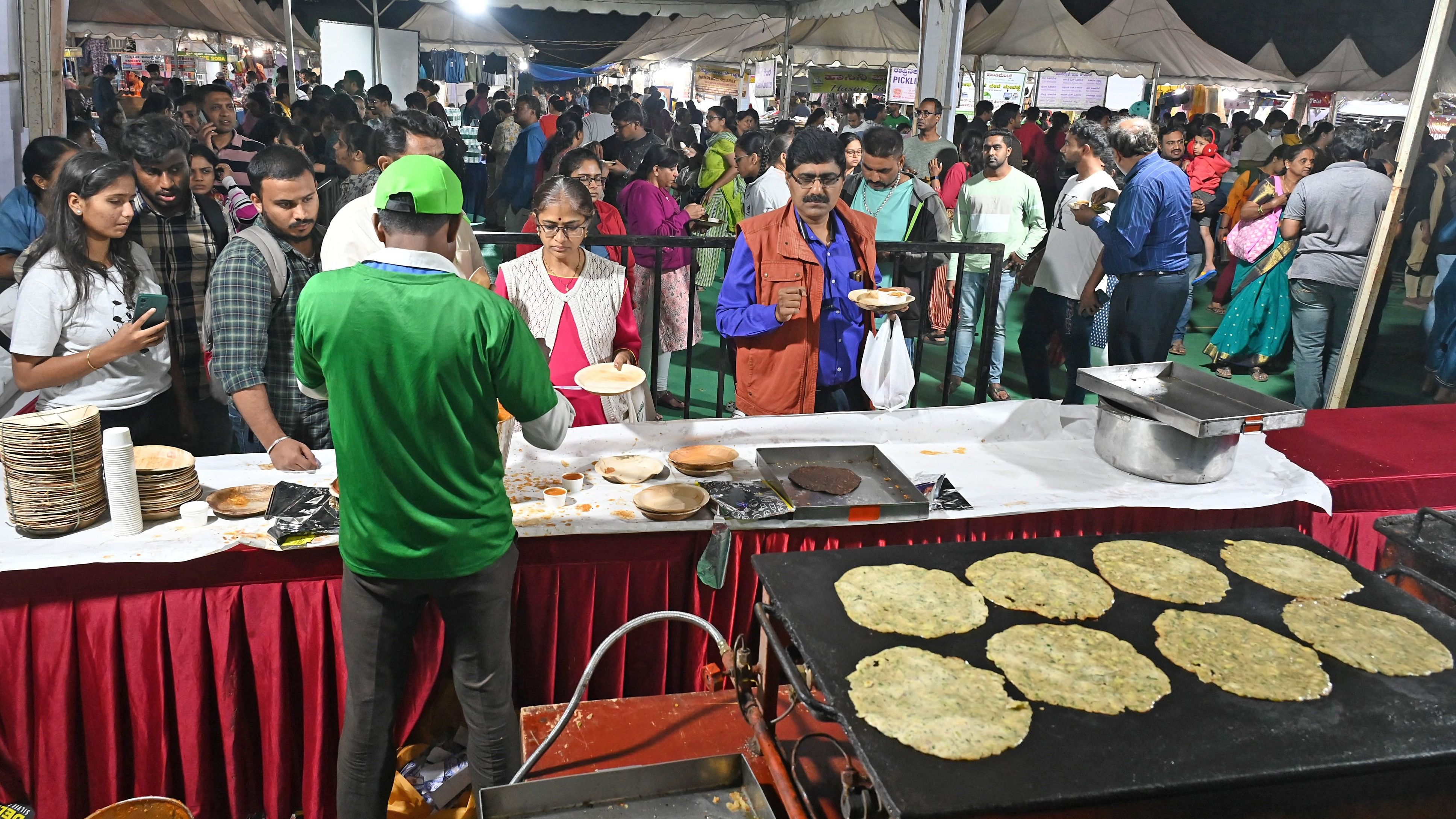 <div class="paragraphs"><p>The 'Shree Vasavi Avarebele Mela' is on at the National College Grounds in Basavanagudi. </p></div>