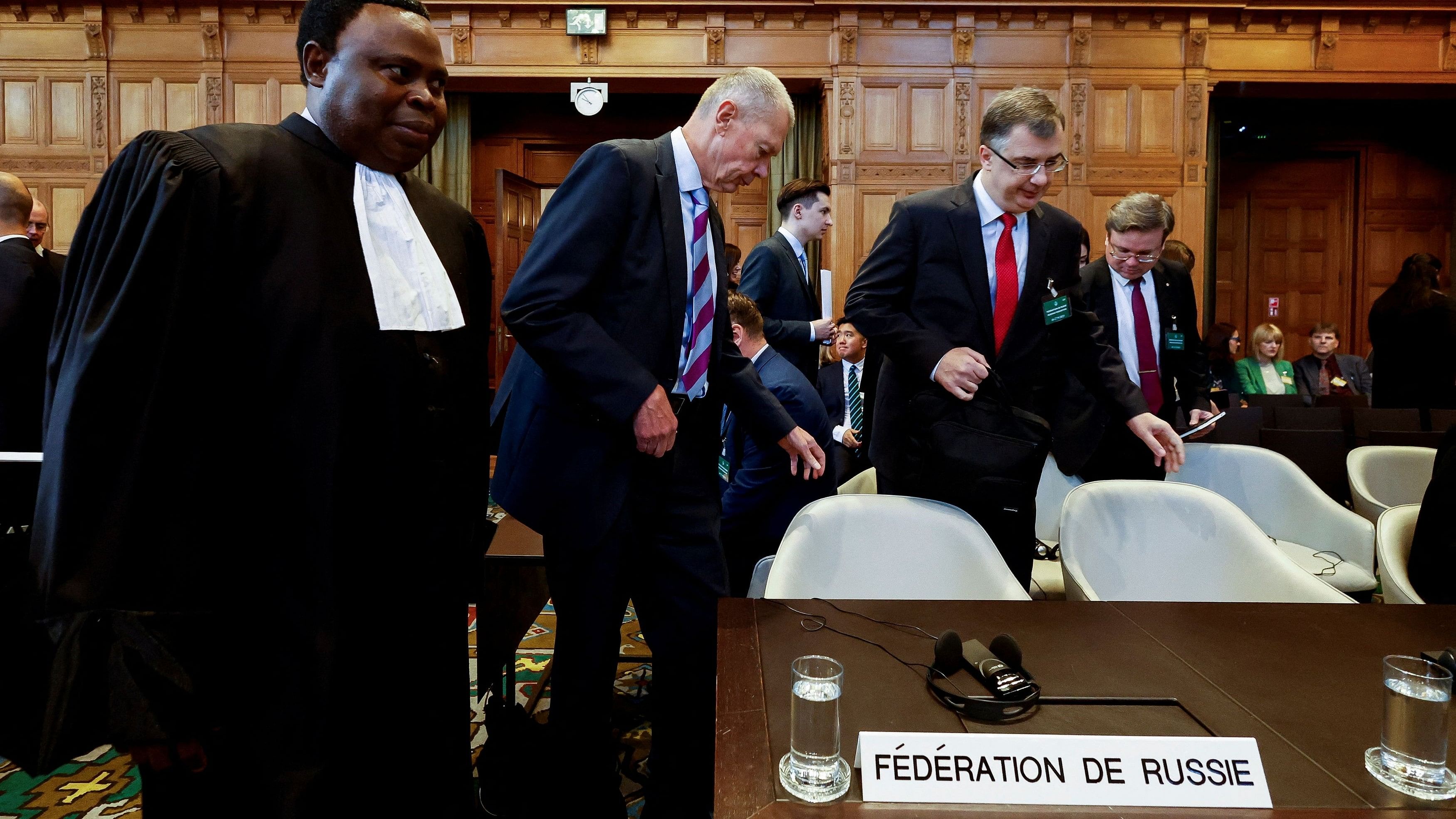 <div class="paragraphs"><p>In this file image, ICJ begins its hearing in the genocide case.</p></div>