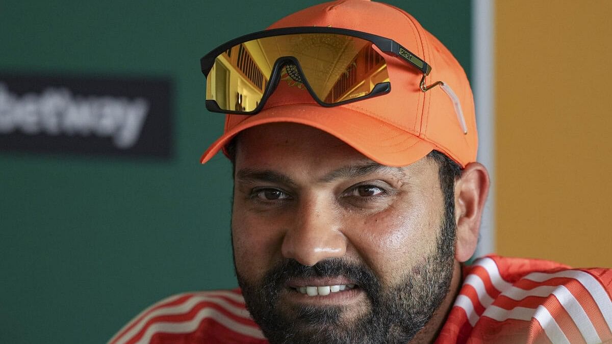 <div class="paragraphs"><p>India’s captain Rohit Sharma addresses the media ahead of the second Test cricket match between India and South Africa, at the Newlands Cricket Ground, in Cape Town, South Africa.</p></div>