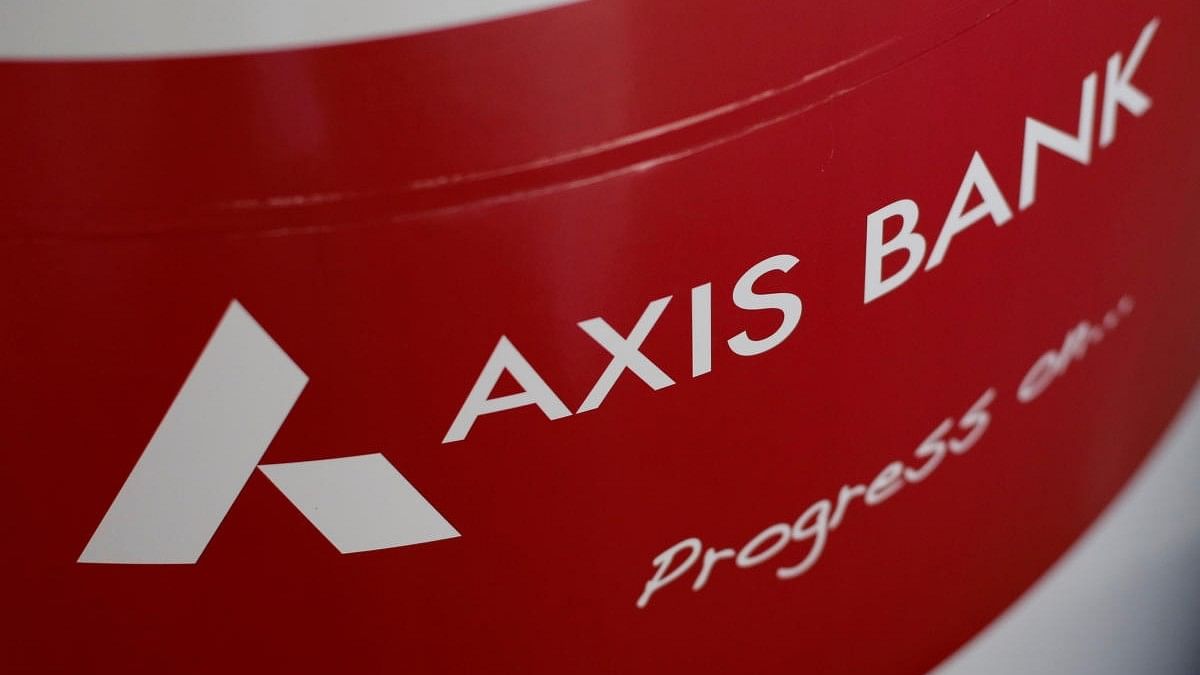 <div class="paragraphs"><p>The logo of Axis Bank is seen on an advertisement at its branch in Mumbai.&nbsp;</p></div>