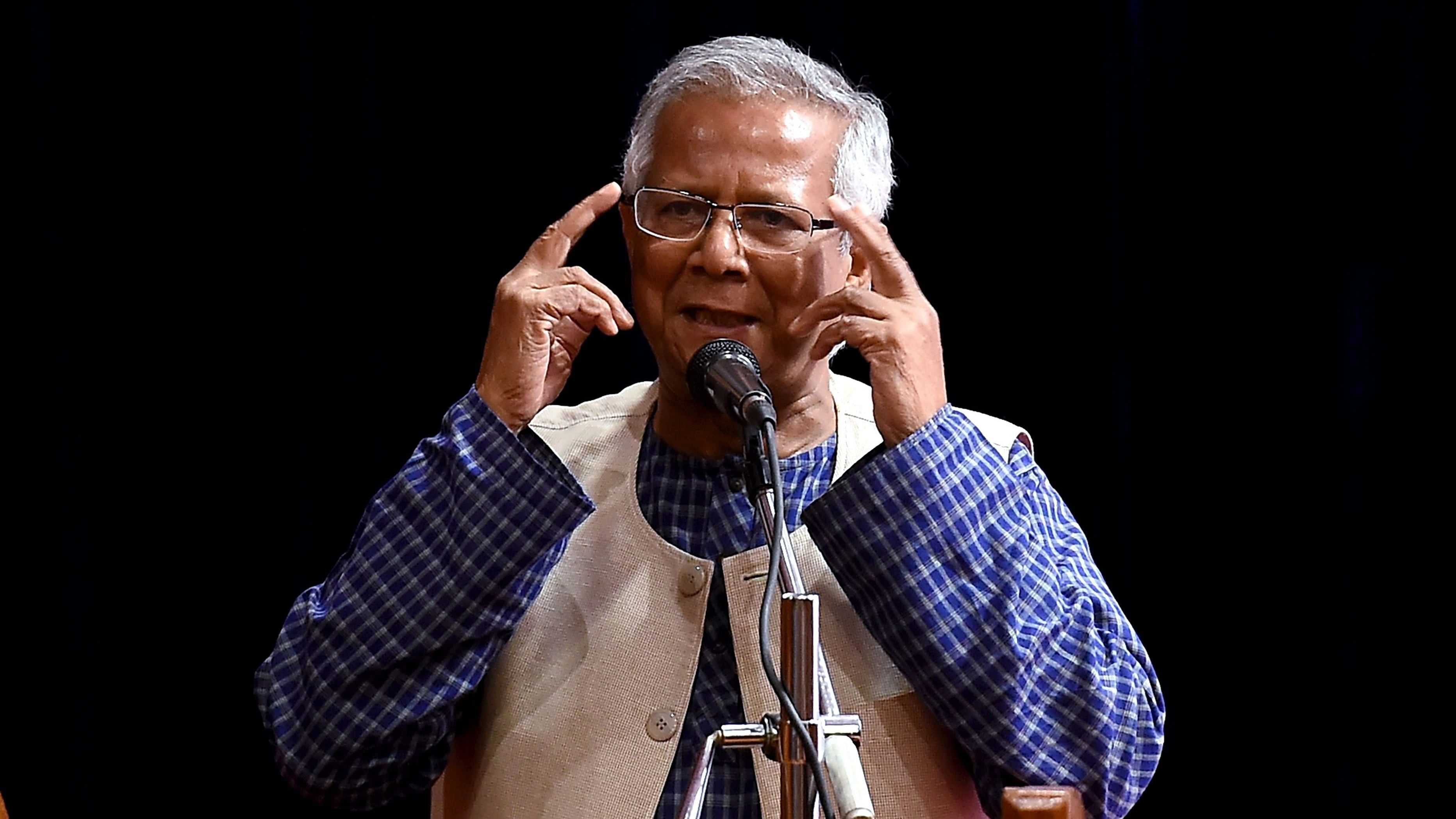 <div class="paragraphs"><p> Nobel laureate Muhammad Yunus. </p></div>