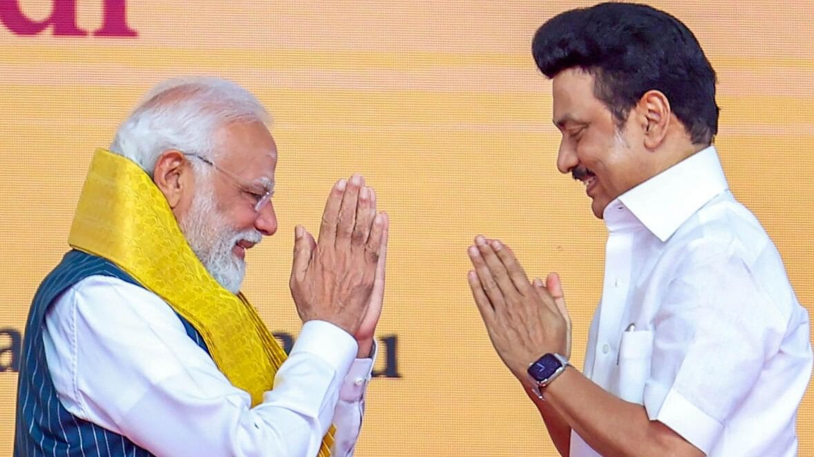 <div class="paragraphs"><p>PM Modi and M K Stalin.</p></div>