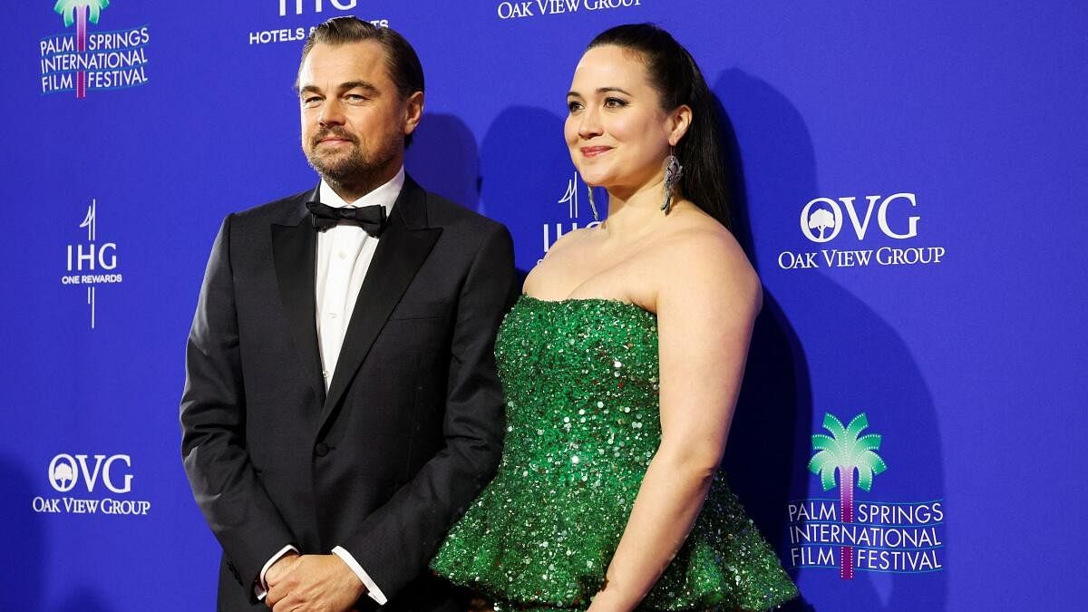 <div class="paragraphs"><p>Leonardo DiCaprio and Lily Gladstone, the lead actors of 'Killers of the Flower Moon'.</p></div>