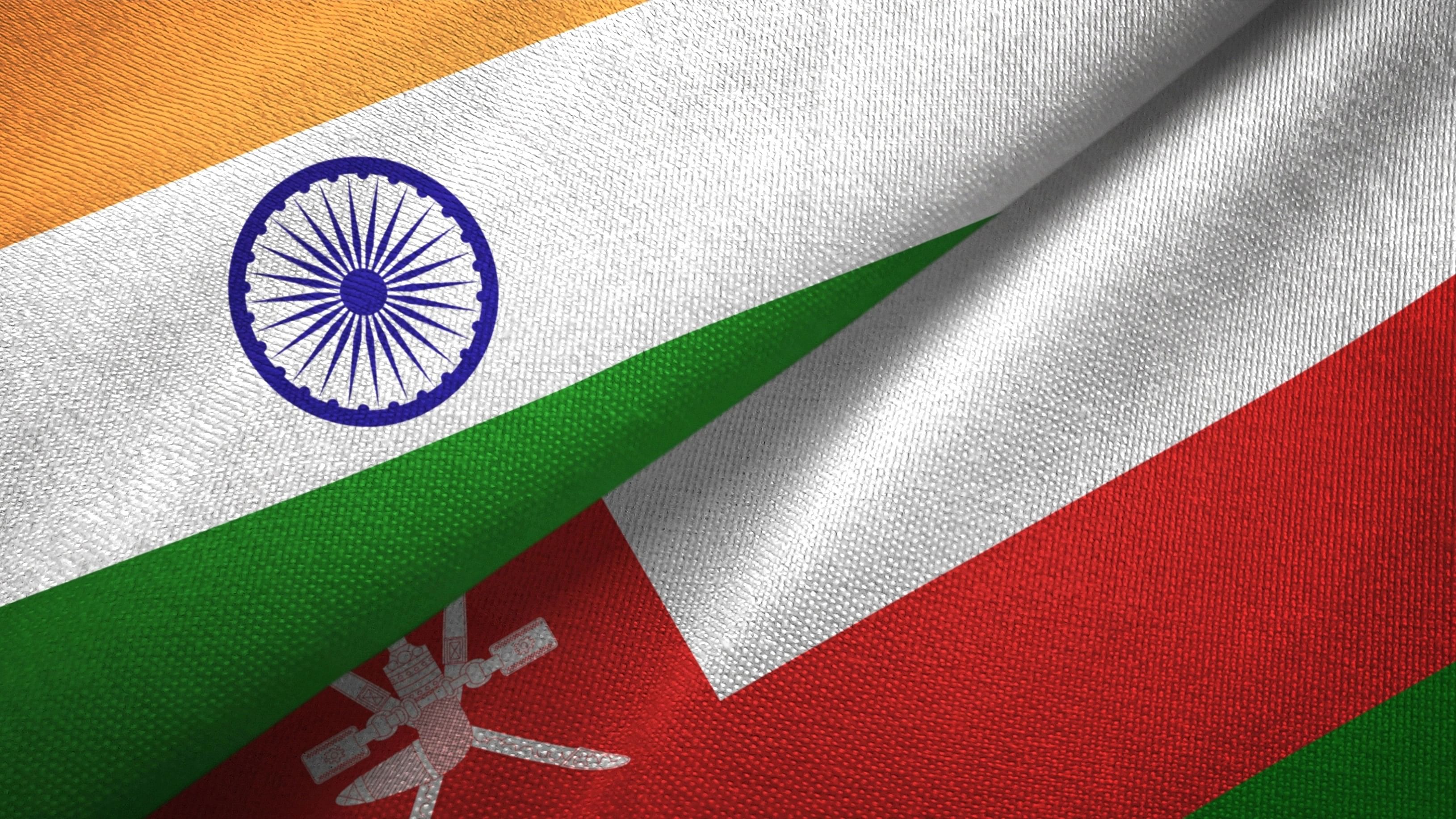 <div class="paragraphs"><p>India and Oman's National Flags.</p></div>