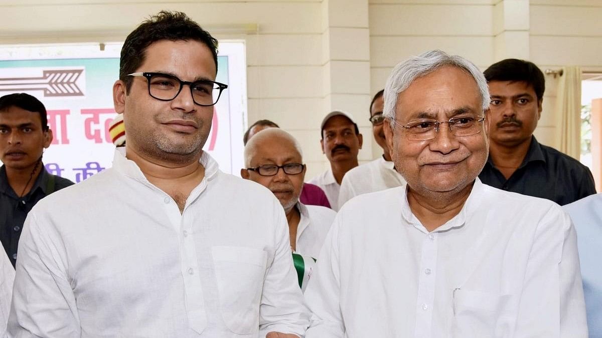 <div class="paragraphs"><p>Poll strategist Prashant Kishor with Bihar Chief Minister Nitish Kumar.</p></div>