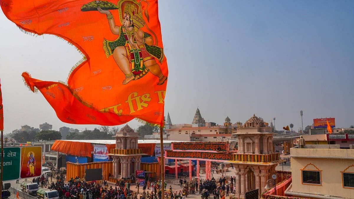 <div class="paragraphs"><p>Preparations under way ahead of Ram temple consecration ceremony in Ayodhya.</p></div>